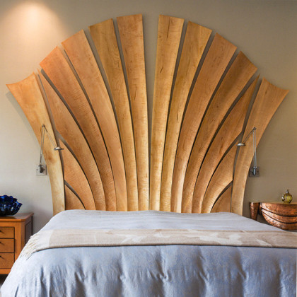 Custom Headboard, view 2, by Ray Kelso